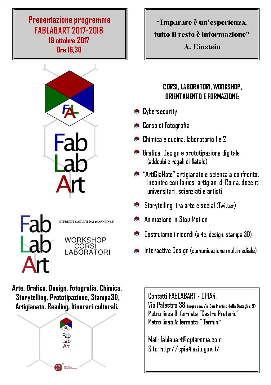 FabLabArt Incontro 19 10 17 